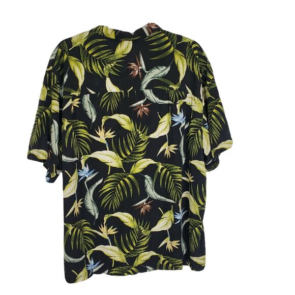 Paradise Collection Men's Shirt Size XL 100% Fine Washable Silk Hawaiian Button - Picture 2 of 11
